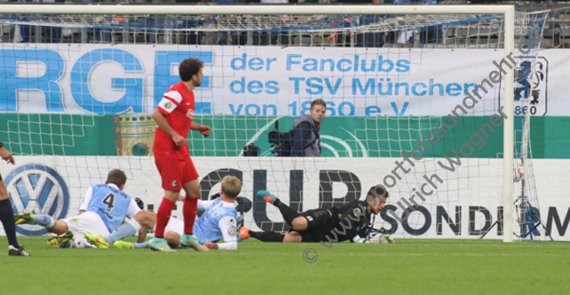 29.10.2014, Fussball DFB Pokal, 
TSV 1860 Muenchen - SC Freiburg,
Foto: Ulrich Wagner

Originalbild: 5184 x 3456